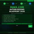 Make.com Autoblogging Blueprint 2026 — Build a Full AI Content Pipeline